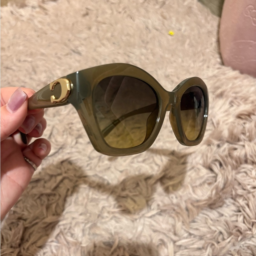 Coach Olive Green Sunglasses - Picture 3 of 10